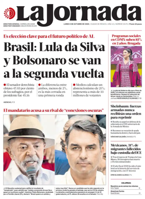 Cover of La Jornada