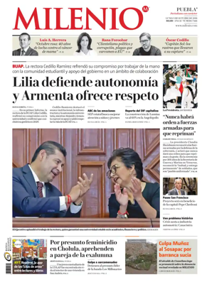 Cover of Milenio Puebla