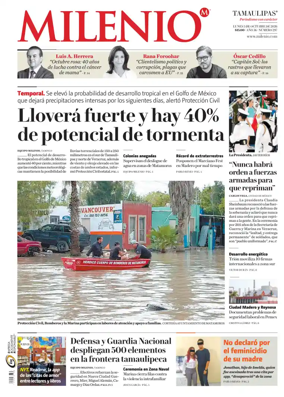 Cover of Milenio Tamaulipas