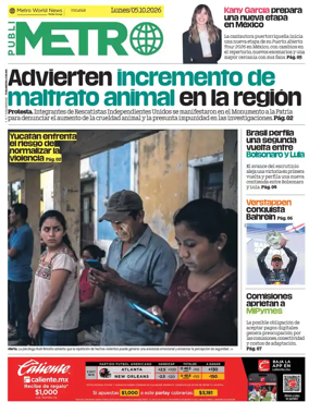 Cover of Publimetro Merida