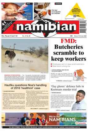 Cover of The Namibian