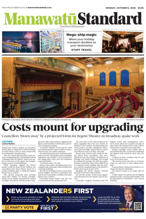 Cover of Manawatu Standard