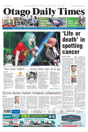 Cover of Otago Daily Times