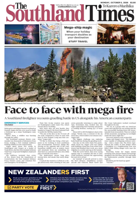 Cover of The Southland Times