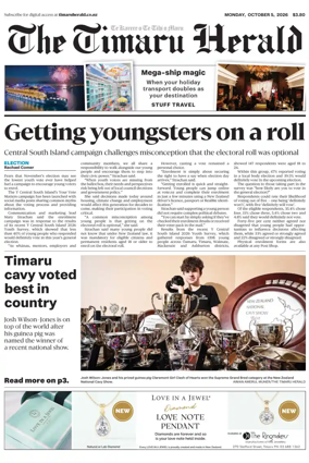 Cover of The Timaru Herald