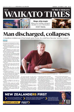 Cover of Waikato Times
