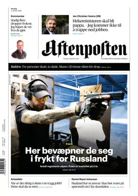 Cover of Aftenposten