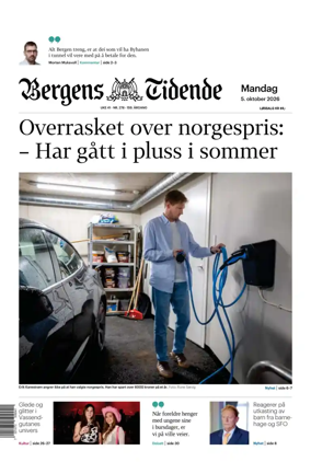 Cover of Bergens Tidende