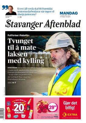 Cover of Stavanger Aftenblad