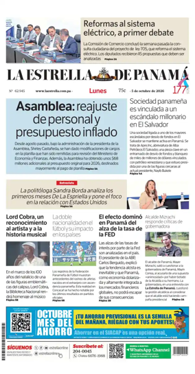 Cover of La Estrella de Panama
