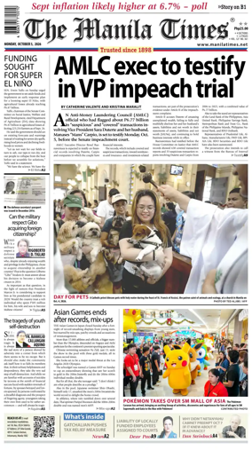 Cover of The Manila Times