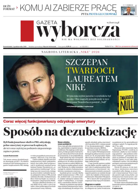 Cover of Gazeta Wyborcza