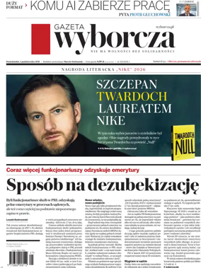 Cover of Gazeta Wyborcza Stoleczna