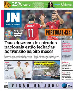Cover of Jornal de Noticias