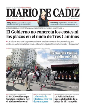 Cover of Diario de Cadiz