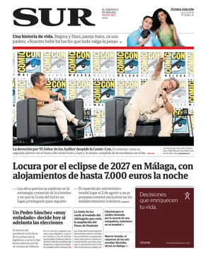 Cover of Diario Sur_Ultima