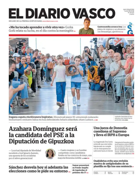 Cover of Diario Vasco (Tolosa-Goierri)