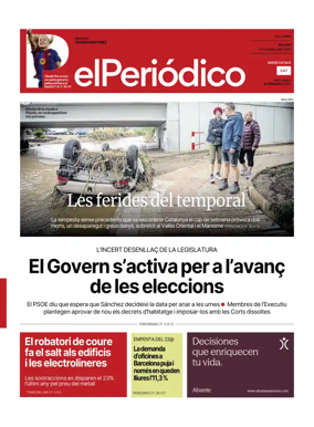 Cover of El Periodico - Catala