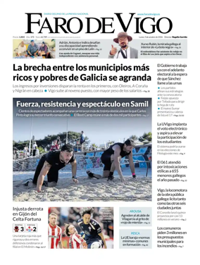 Cover of Faro de Vigo
