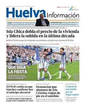 Cover of Huelva Informacion