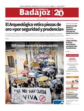 Cover of La Cronica de Badajoz BE