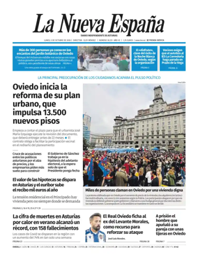 Cover of La Nueva Espana (Oviedo)
