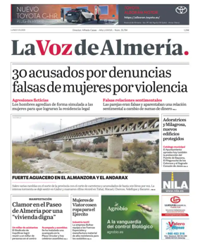 Cover of La Voz de Almeria