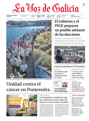Cover of La Voz de Galicia (Arousa)