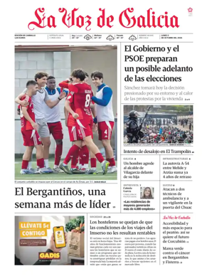 Cover of La Voz de Galicia (Carballo)