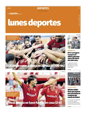 Cover of Lunes Deportes