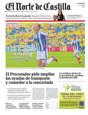 Cover of Norte de Castilla (Valladolid)