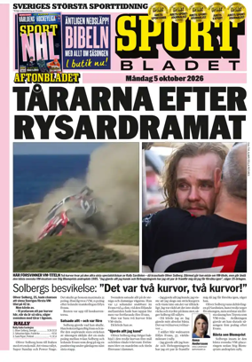 Cover of Sportbladet