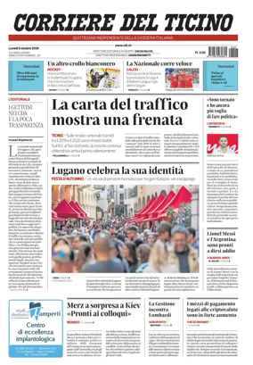 Cover of Corriere del Ticino