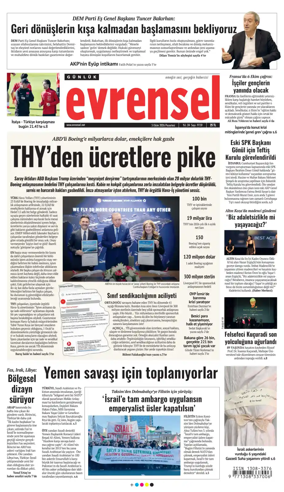 Cover of Evrensel Gazetesi