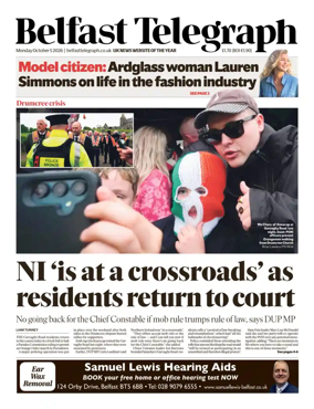 Cover of Belfast Telegraph