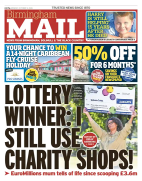 Cover of Birmingham Mail