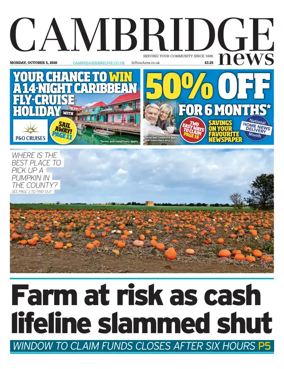 Cover of Cambridge News