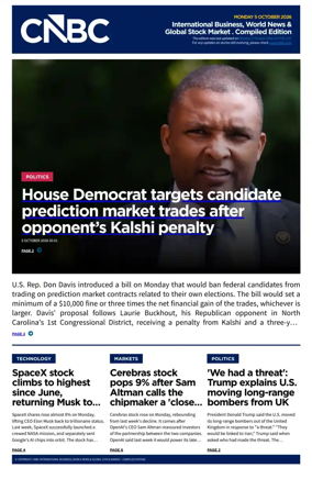 Cover of CNBC