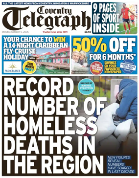 Cover of Coventry Telegraph