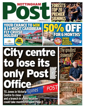 Cover of Nottingham Post