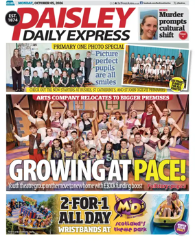 Cover of Paisley Daily Express