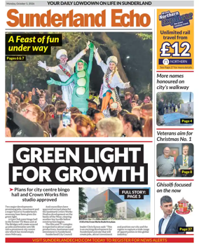 Cover of Sunderland Echo