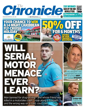 Cover of The Chronicle (South Tyneside and Durham)