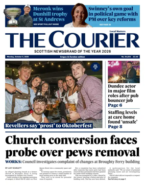 Cover of The Courier & Advertiser (Angus and Dundee)