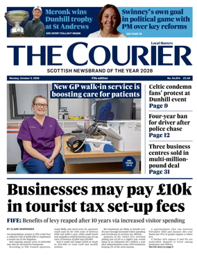 Cover of The Courier & Advertiser (Fife Edition)
