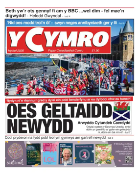 Cover of Y Cymro