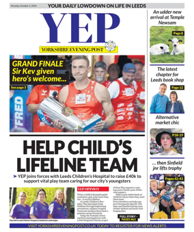 Cover of Yorkshire Evening Post