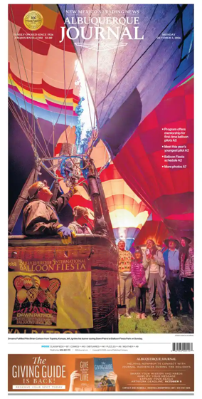Cover of Albuquerque Journal