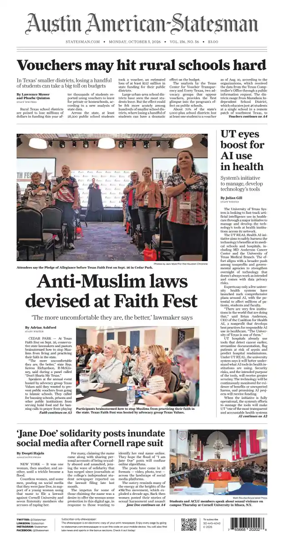 Cover of Austin American-Statesman