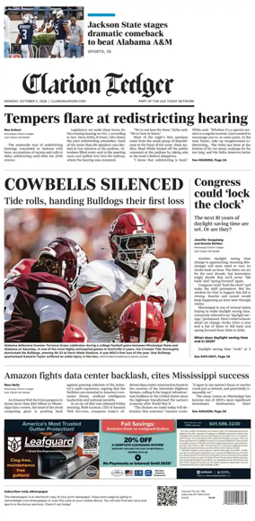 Cover of Clarion Ledger